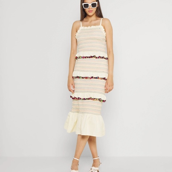 Never Fully Dressed colorful pompom dress - Picture 9 of 13